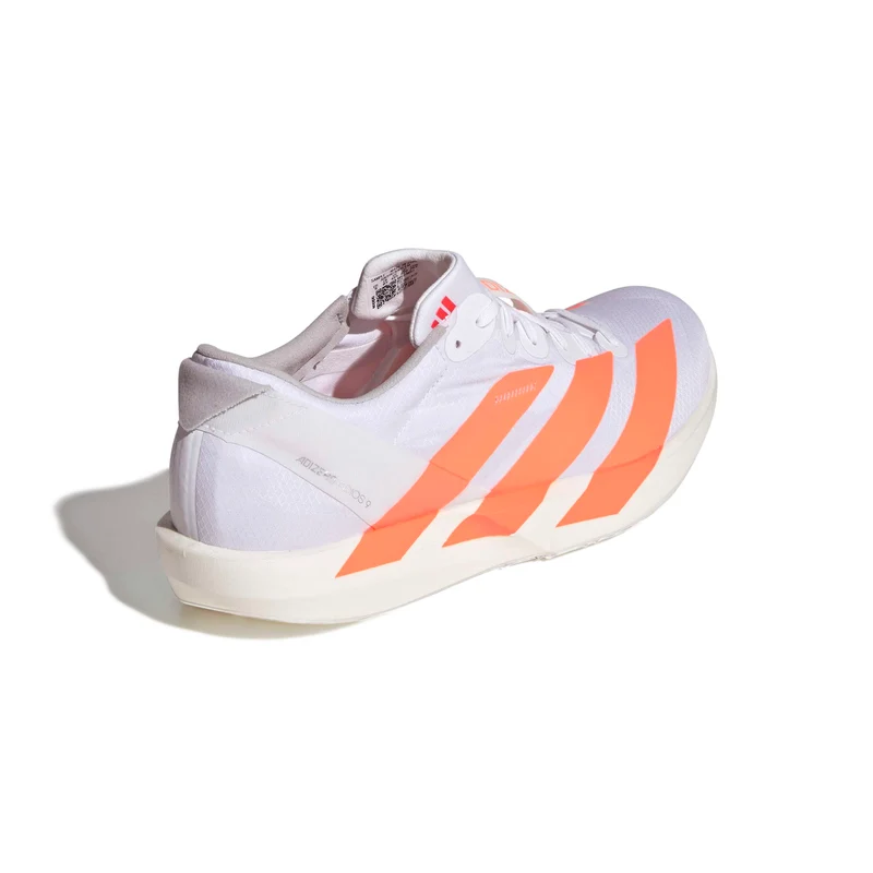 Adidas ADIZERO ADIOS 9, Laufschuh, Herren, Cloud White / Lucid Orange / Lucid Red