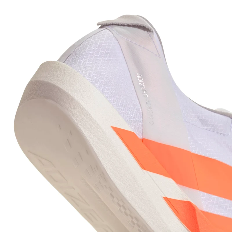 Adidas ADIZERO ADIOS 9, Laufschuh, Herren, Cloud White / Lucid Orange / Lucid Red