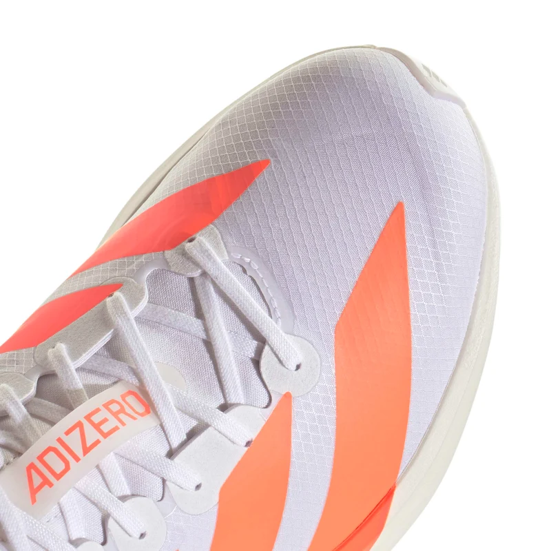 Adidas ADIZERO ADIOS 9, Laufschuh, Herren, Cloud White / Lucid Orange / Lucid Red