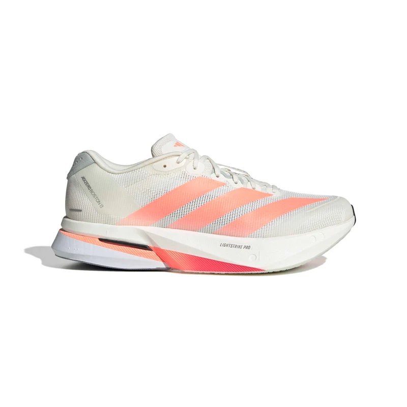 Adidas ADIZERO BOSTON 13, Laufschuh, Herrren, Off White / Lucid Orange / Grey