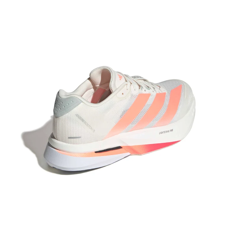 Adidas ADIZERO BOSTON 13, Laufschuh, Herrren, Off White / Lucid Orange / Grey