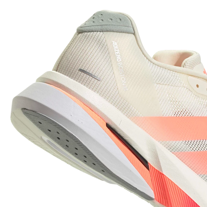 Adidas ADIZERO BOSTON 13, Laufschuh, Herrren, Off White / Lucid Orange / Grey
