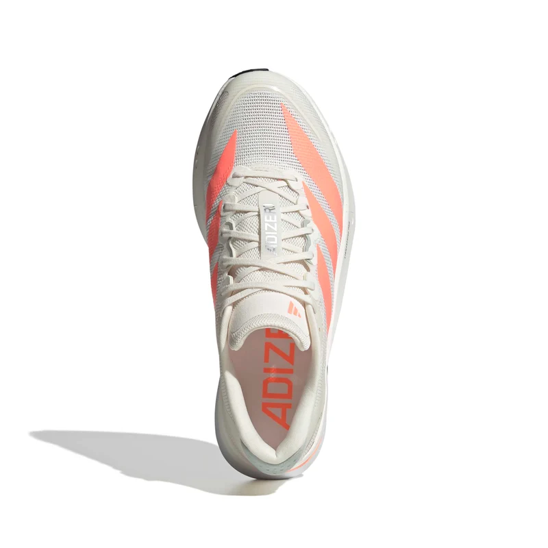 Adidas ADIZERO BOSTON 13, Laufschuh, Herrren, Off White / Lucid Orange / Grey