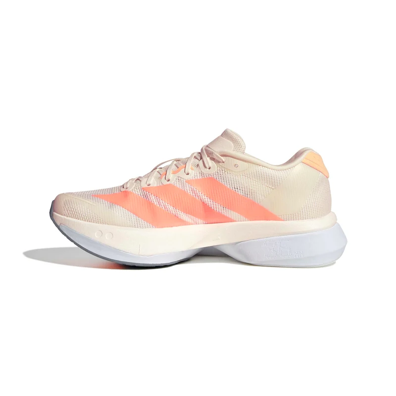 Adidas ADIZERO BOSTON 13, Laufschuh, Damen, Off White/Beam Orange/Acid Orange