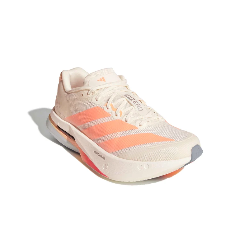 Adidas ADIZERO BOSTON 13, Laufschuh, Damen, Off White/Beam Orange/Acid Orange
