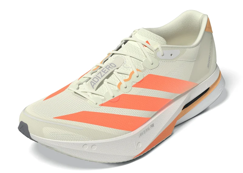 Adidas ADIZERO BOSTON 13, Laufschuh, Damen, Off White/Beam Orange/Acid Orange