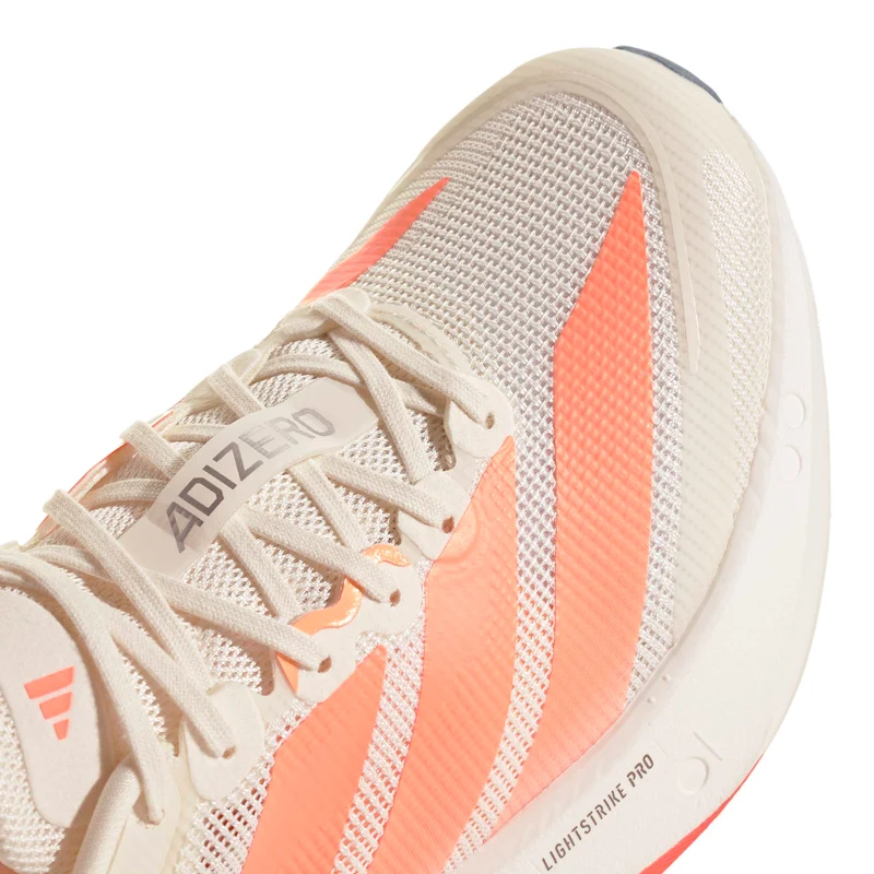 Adidas ADIZERO BOSTON 13, Laufschuh, Damen, Off White/Beam Orange/Acid Orange