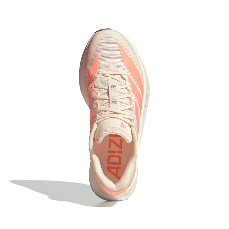 Adidas ADIZERO BOSTON 13, Laufschuh, Damen, Off White/Beam Orange/Acid Orange