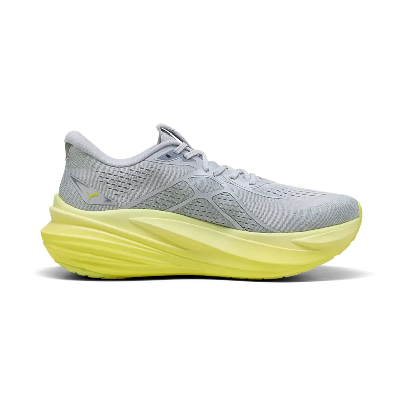 Puma MagMax Nitro 2, Laufschuh, Herren, Vibrant Silver/Lux-Lime