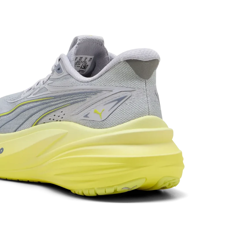 Puma MagMax Nitro 2, Laufschuh, Herren, Vibrant Silver/Lux-Lime