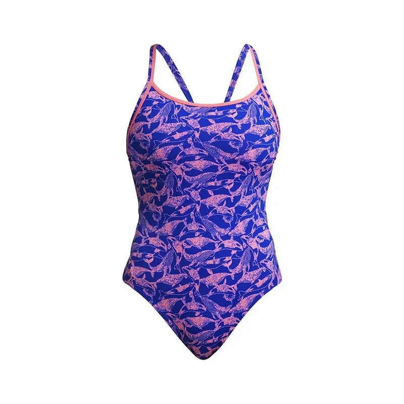Way Funky Funkita Diamond Back One Piece Minky Pinky, Badeanzug, Damen