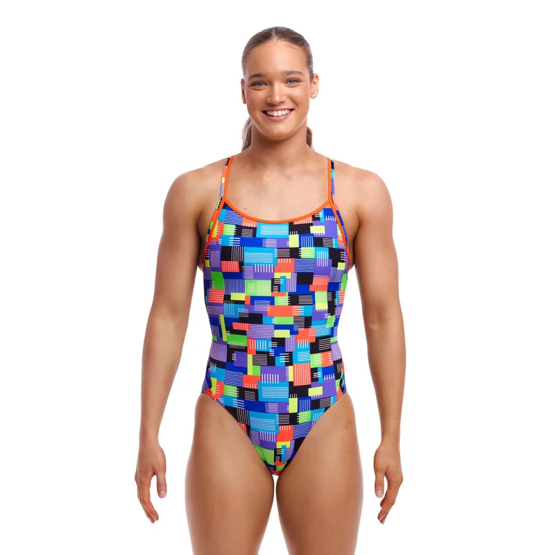 Way Funky Funkita Diamond Back One Piece Chip Set, Badeanzug, Damen