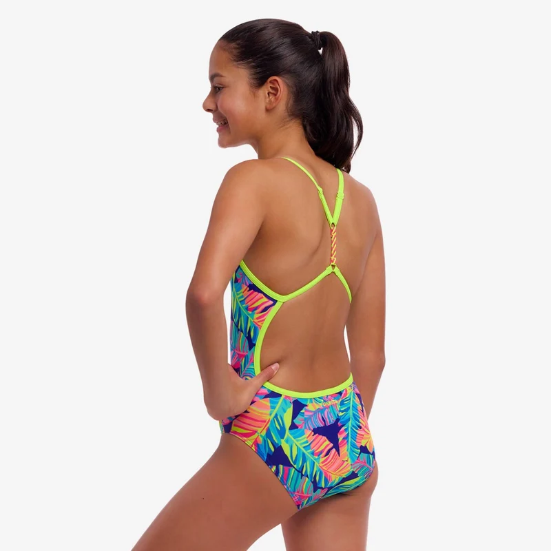 Way Funky Funkita Eco Twisted One Piece Leaving Today, Badeanzug, Kinder