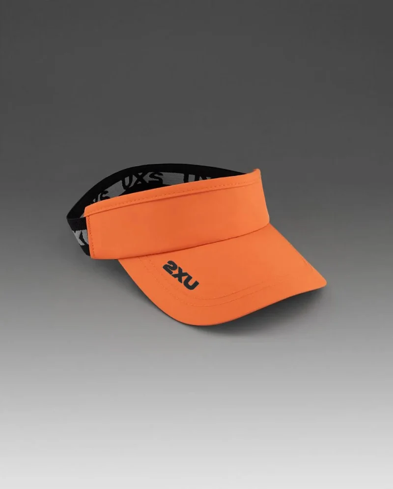2XU Performance Visor, Unisex, Ember/black