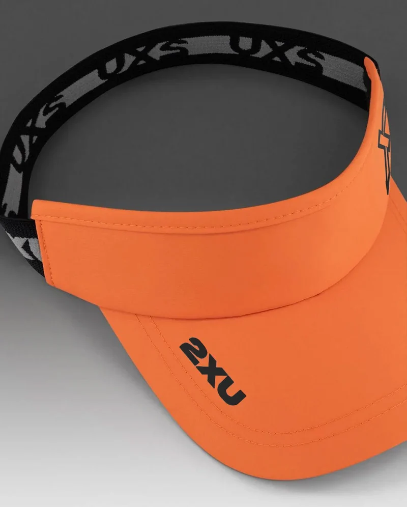 2XU Performance Visor, Unisex, Ember/black