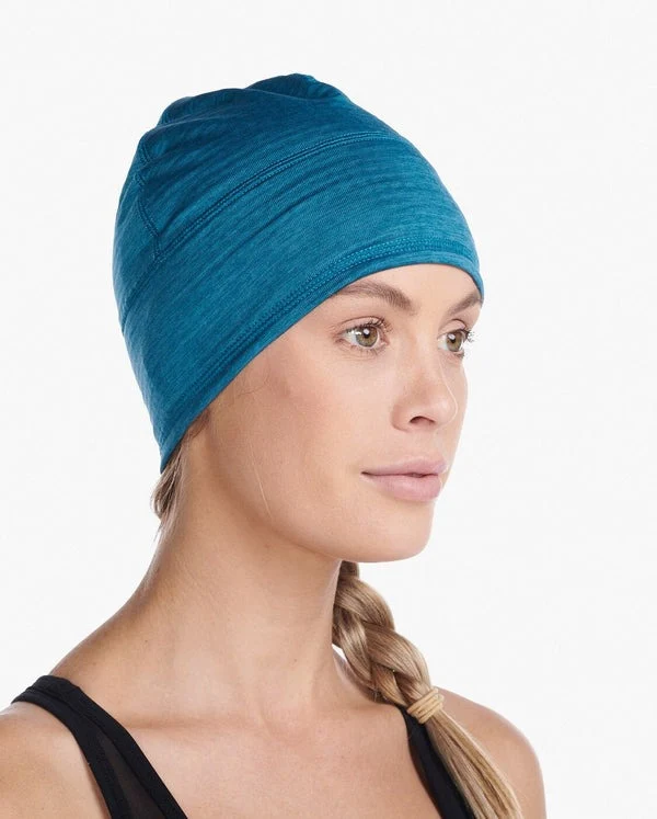 2XU Unisex Ignition Beanie, unisex, Oceanside/Silver Reflective