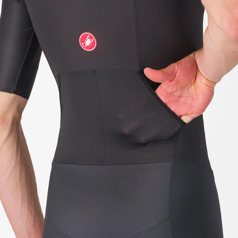Castelli Core Tri Short Sleeve Trisuit, Herren, Black