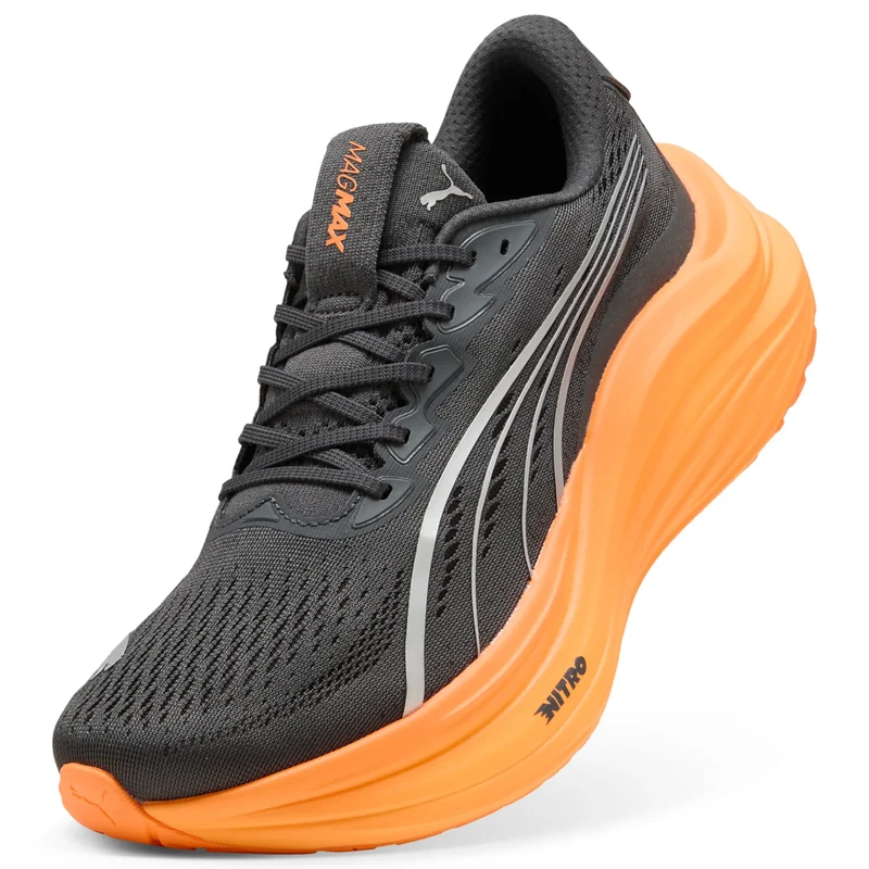 Puma MagMax Nitro, Laufschuh, Herren, Dusky Gray/Heat Fire