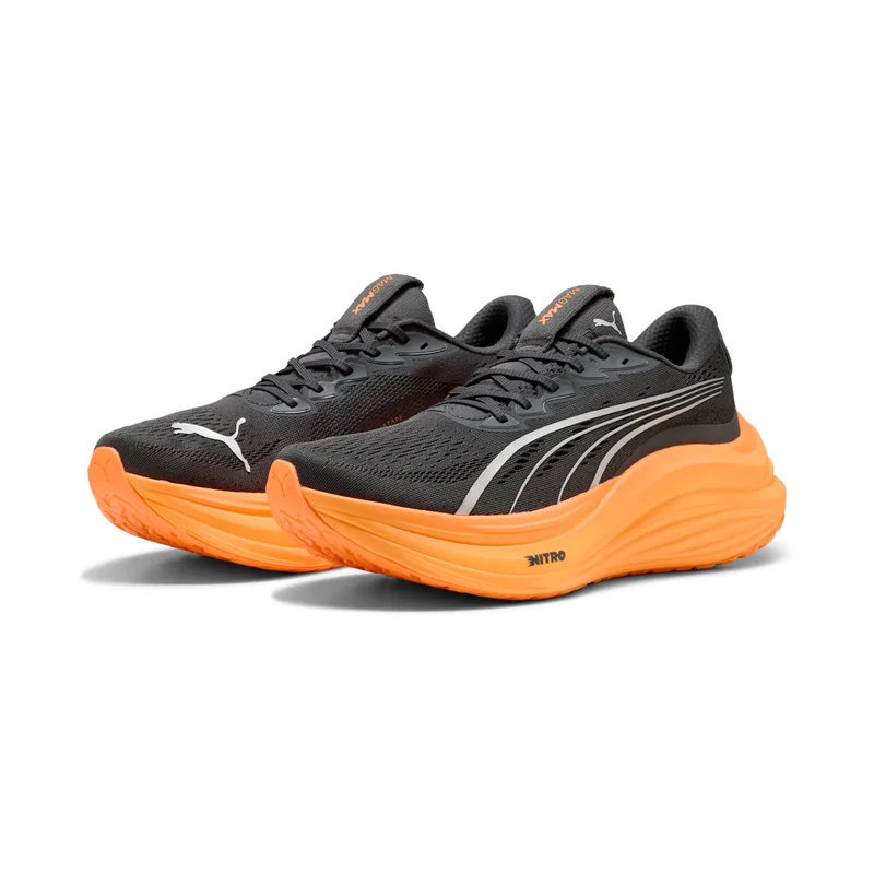 Puma MagMax Nitro, Laufschuh, Herren, Dusky Gray/Heat Fire