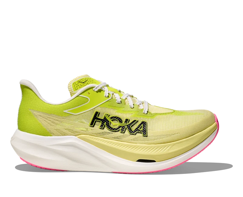 Hoka Rocket X 3, Laufschuh, unisex, Sunlight/Neon Hoka Citrus