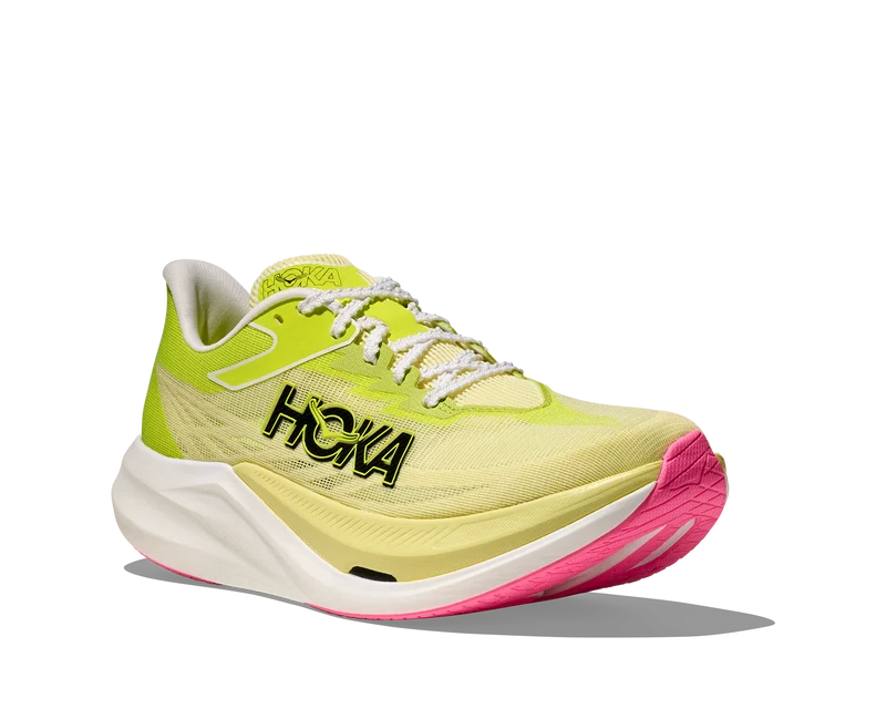 Hoka Rocket X 3, Laufschuh, unisex, Sunlight/Neon Hoka Citrus