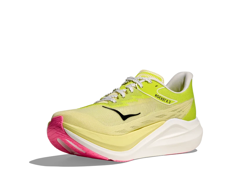 Hoka Rocket X 3, Laufschuh, unisex, Sunlight/Neon Hoka Citrus