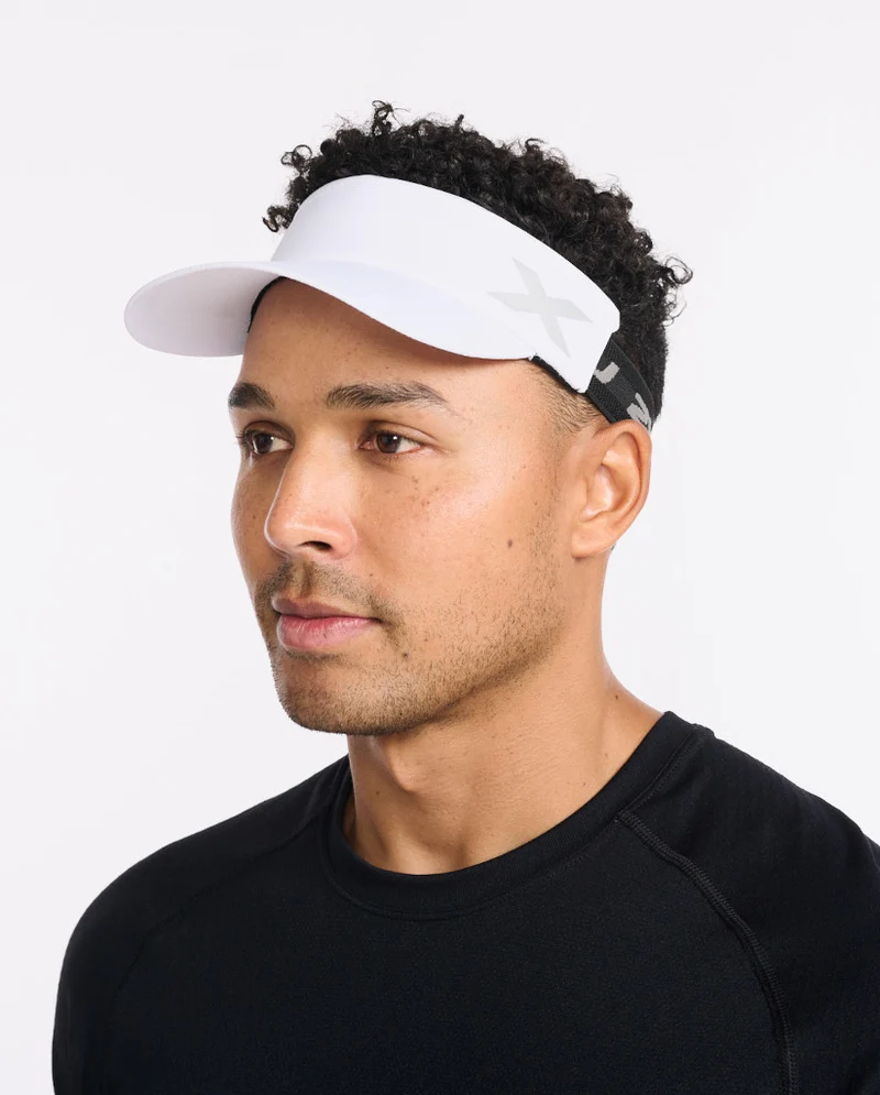 2XU Performance Visor, Unisex, weiß