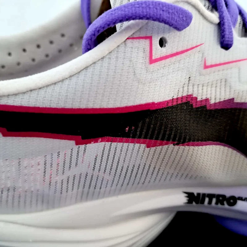 Puma FAST-R NITRO Elite 3, Laufschuhe, Damen, Puma White/Dark Amethyst/Black/Flour Pink