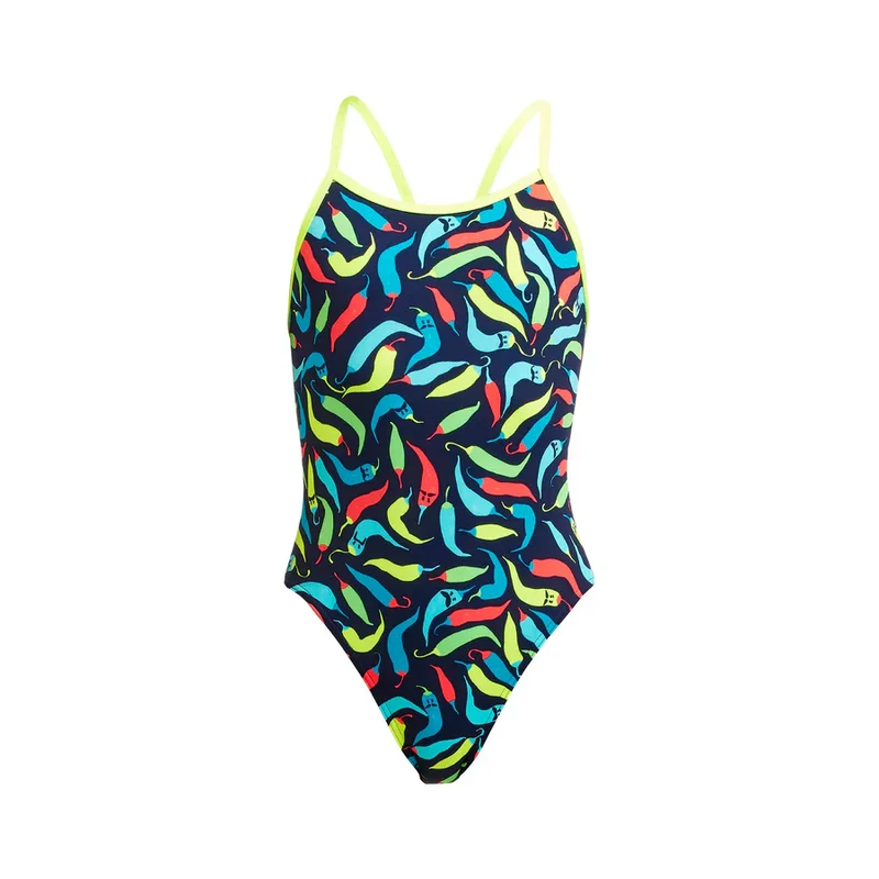 Way Funky Funkita, Single Strap One Piece Chilli Boss, Badeanzug, Kinder