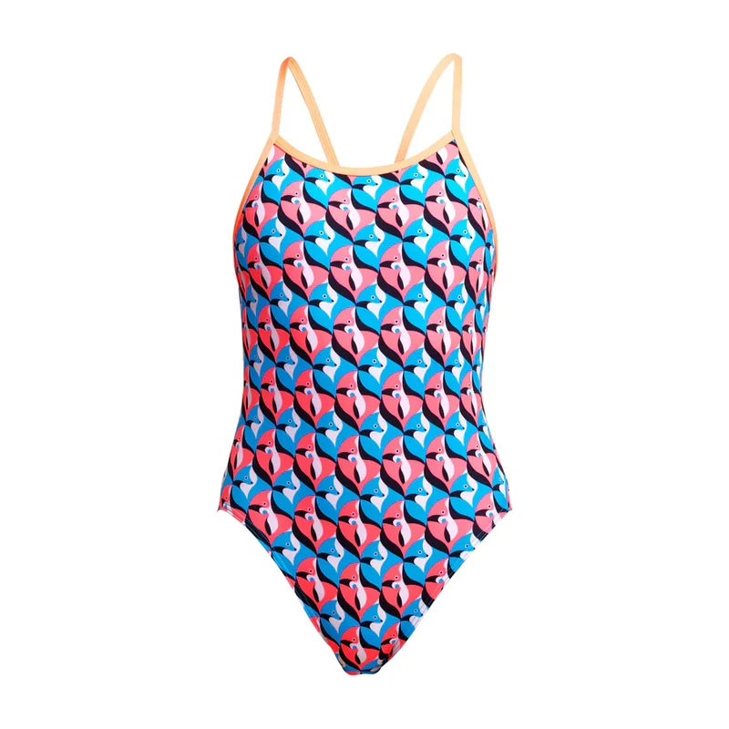 Way Funky Funkita, Single Strap One Piece Run Fox Run, Badeanzug, Kinder