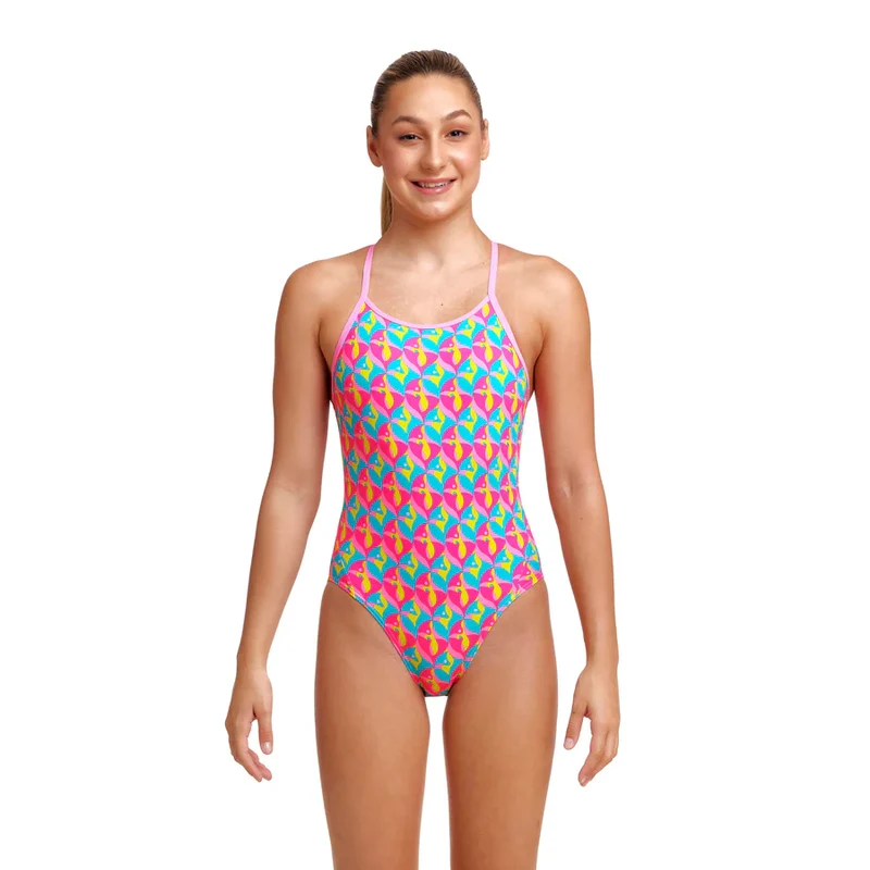 Way Funky Funkita, Diamond Back One Piece Foxy Friends, Badeanzug, Kinder