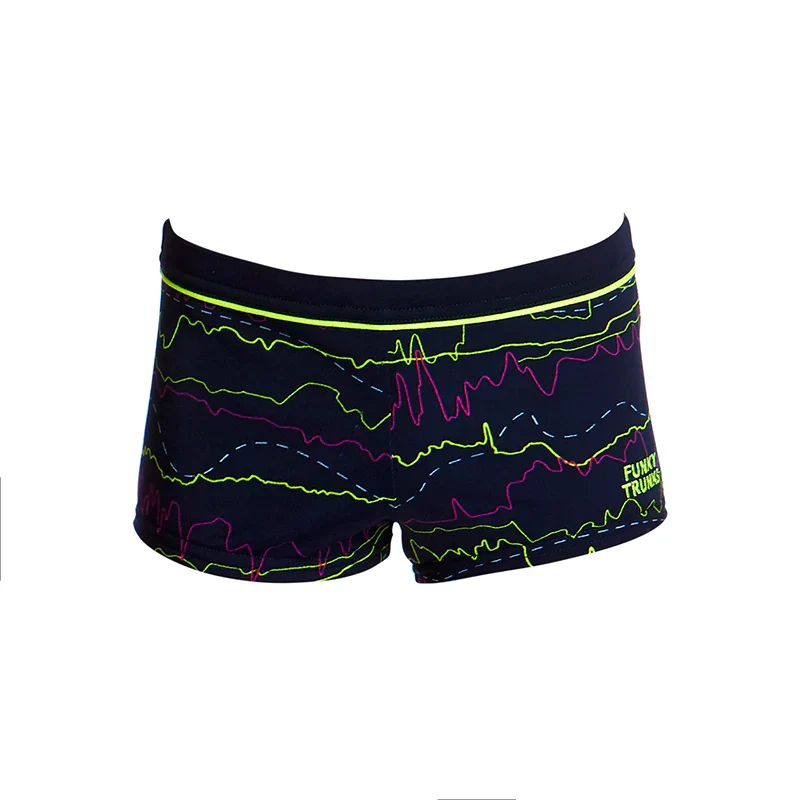 Way Funky, Funky Trunks, Toddler Boys Square Trunks Sound System, Badehose, Kinder