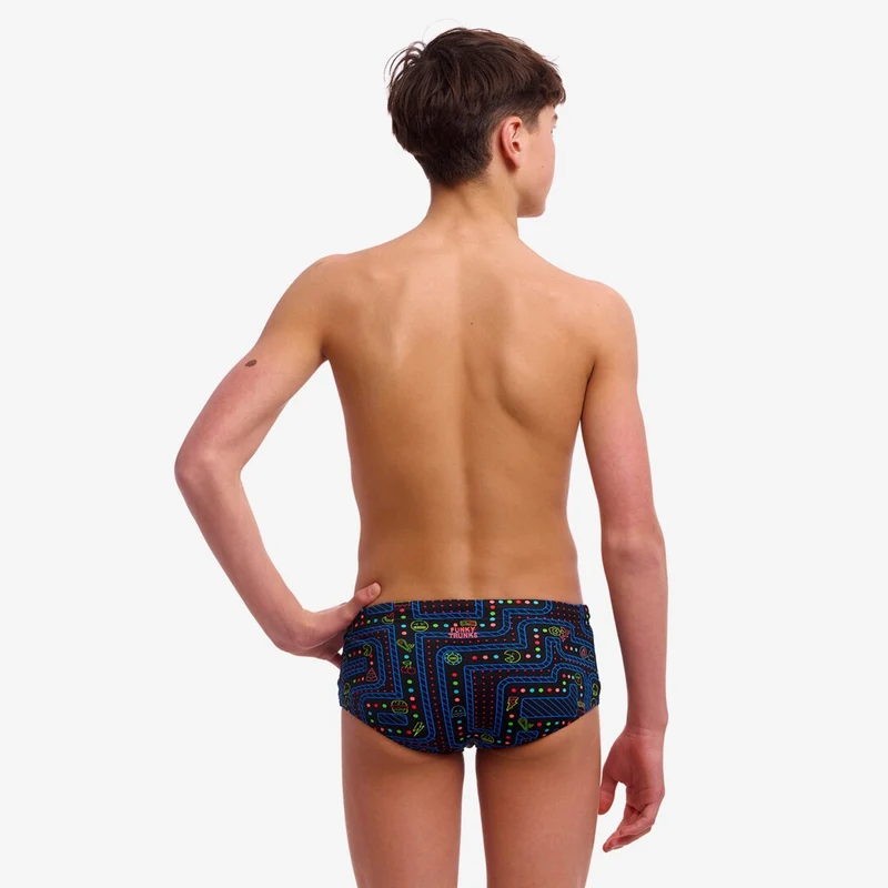 Way Funky, Funky Trunks, Eco Sidewinder Trunks Chomp Chomp, Badehose, Kinder
