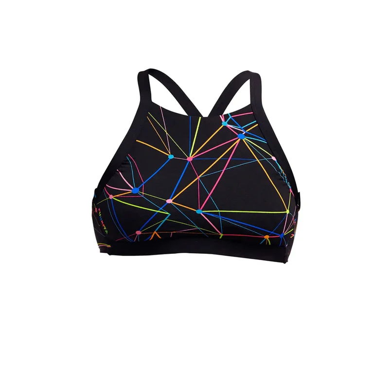 Way Funky Funkita, Eco Hi Light Swim Top Star Sign, Bikinioberteil, Damen