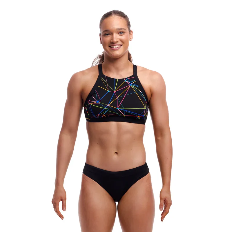Way Funky Funkita, Eco Hi Light Swim Top Star Sign, Bikinioberteil, Damen