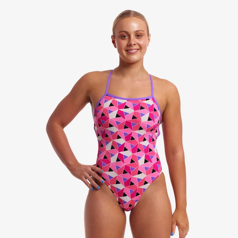 Way Funky Funkita Eco Strapped In One Piece Ninja Star, Badeanzug, Damen