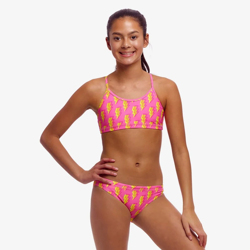 Way Funky Funkita, Eco Racerback Two Piece Stunner, Zweiteiler-Badeanzug, Kinder
