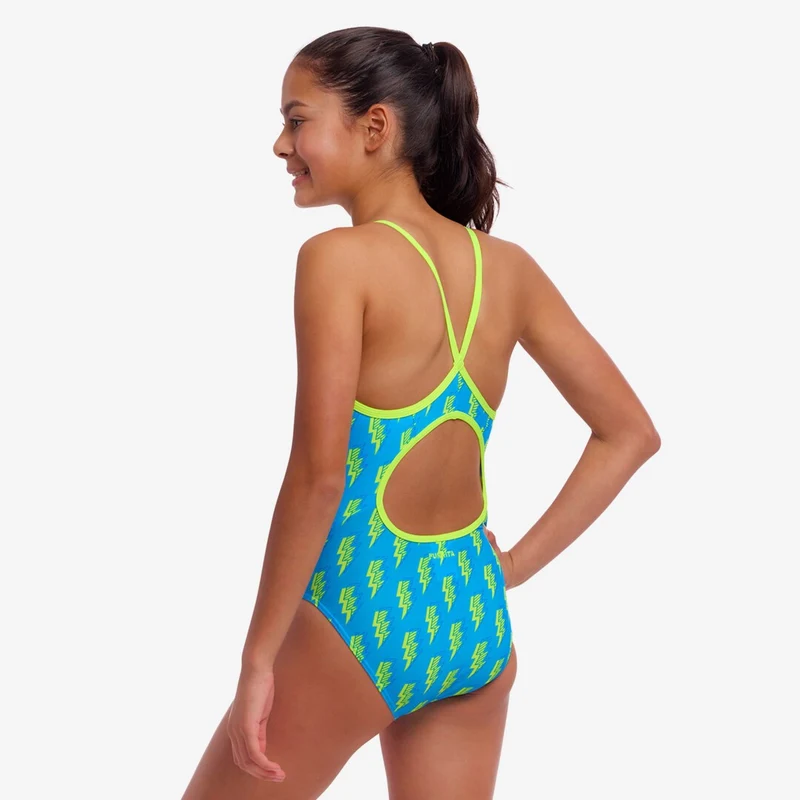 Way Funky Funkita, Eco Diamond Back One Piece Bolted, Badeanzug, Kinder