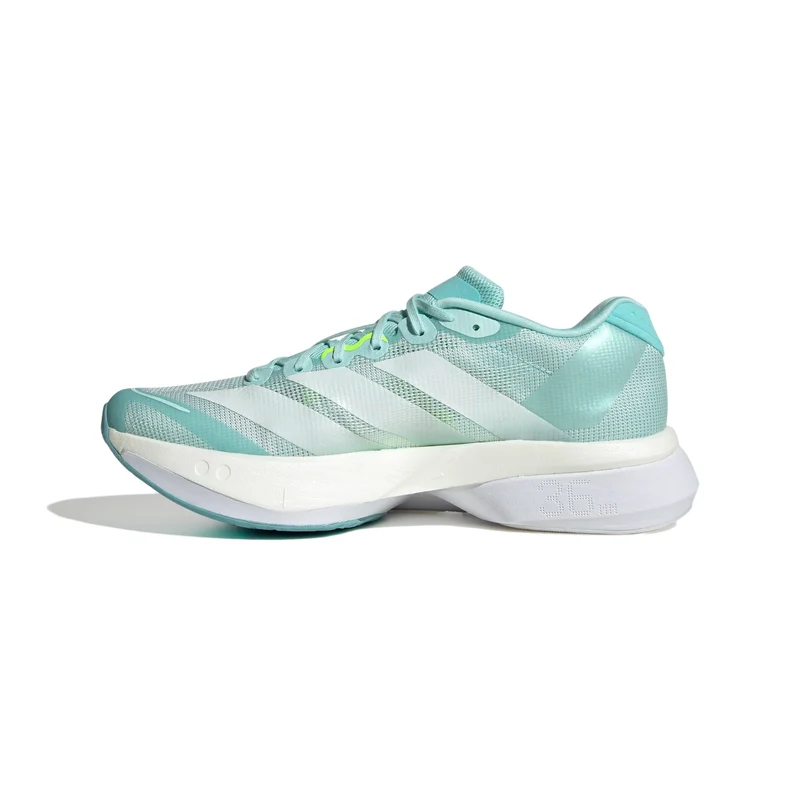 Adidas ADIZERO BOSTON 13, Laufschuh, Damen, Semi Flash Aqua/Zero Metalic/Lucid Lemon