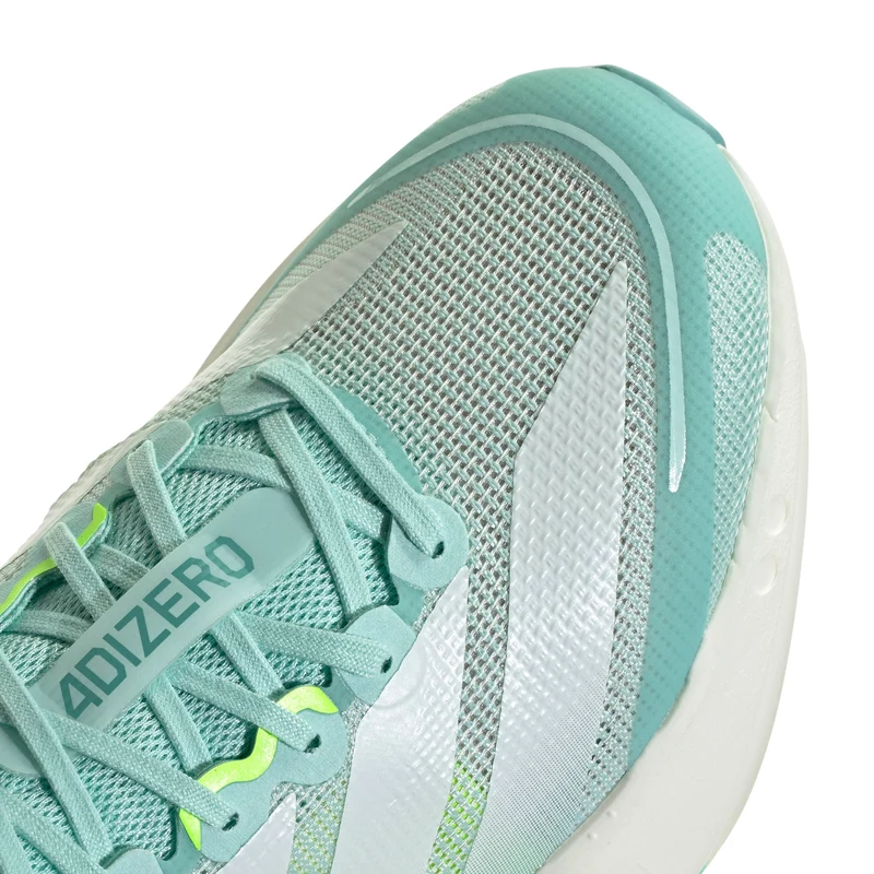Adidas ADIZERO BOSTON 13, Laufschuh, Damen, Semi Flash Aqua/Zero Metalic/Lucid Lemon