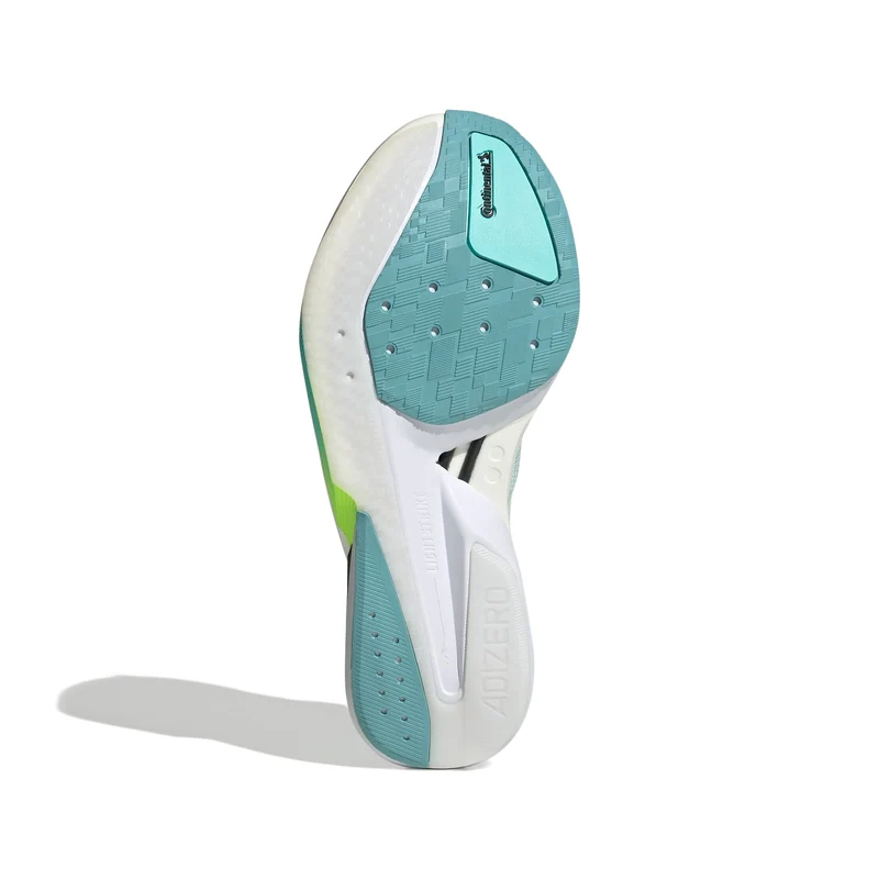 Adidas ADIZERO BOSTON 13, Laufschuh, Damen, Semi Flash Aqua/Zero Metalic/Lucid Lemon