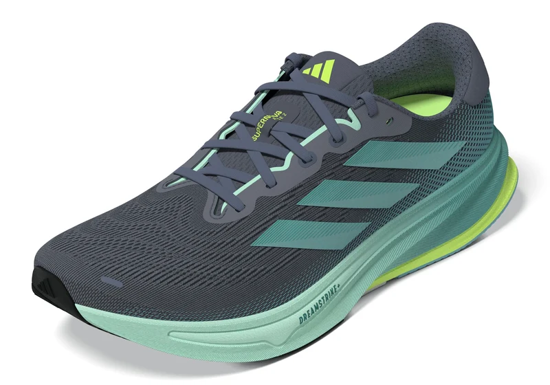 Adidas Supernova Rise 2, Laufschuh, Herrren, Blue/Mint Ton/Hi-Res Yellow