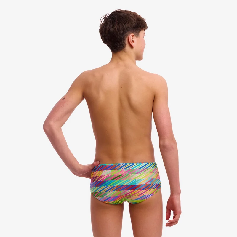 Way Funky, Funky Trunks, Eco Sidewinder Trunks Static Stack, Badehose, Kinder