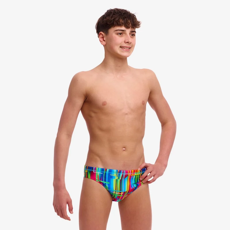 Way Funky Funky Trunks, Eco Classic Briefs The Glitch, Badehose, Kinder