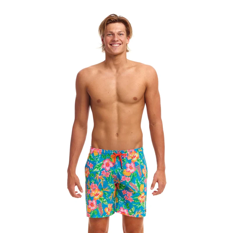 Way Funky, Funky Trunks, Long Johnny Blue Hawaii, Badeshort, Herren
