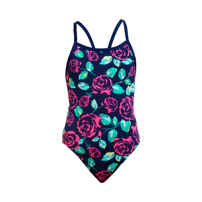 Way Funky Funkita, Eco Single Strap One Piece Feeling Rosy, Badeanzug, Kinder