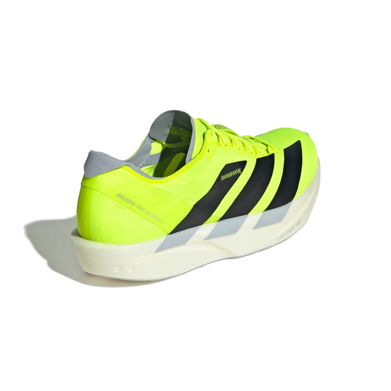 Adidas ADIZERO TAKUMI SEN 11, Laufschuh, Herren, Lucid Lemon/Core Black/Halo Silver