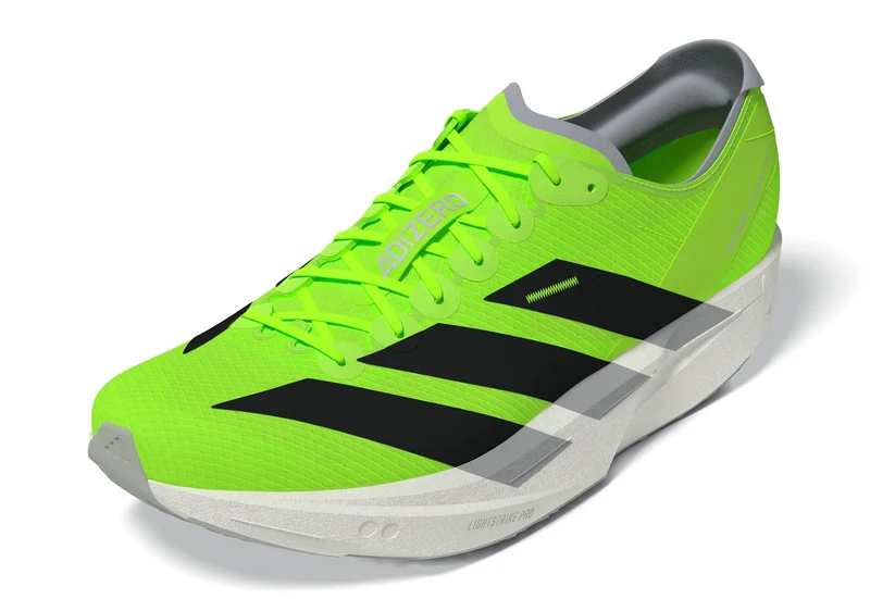 Adidas ADIZERO TAKUMI SEN 11, Laufschuh, Herren, Lucid Lemon/Core Black/Halo Silver