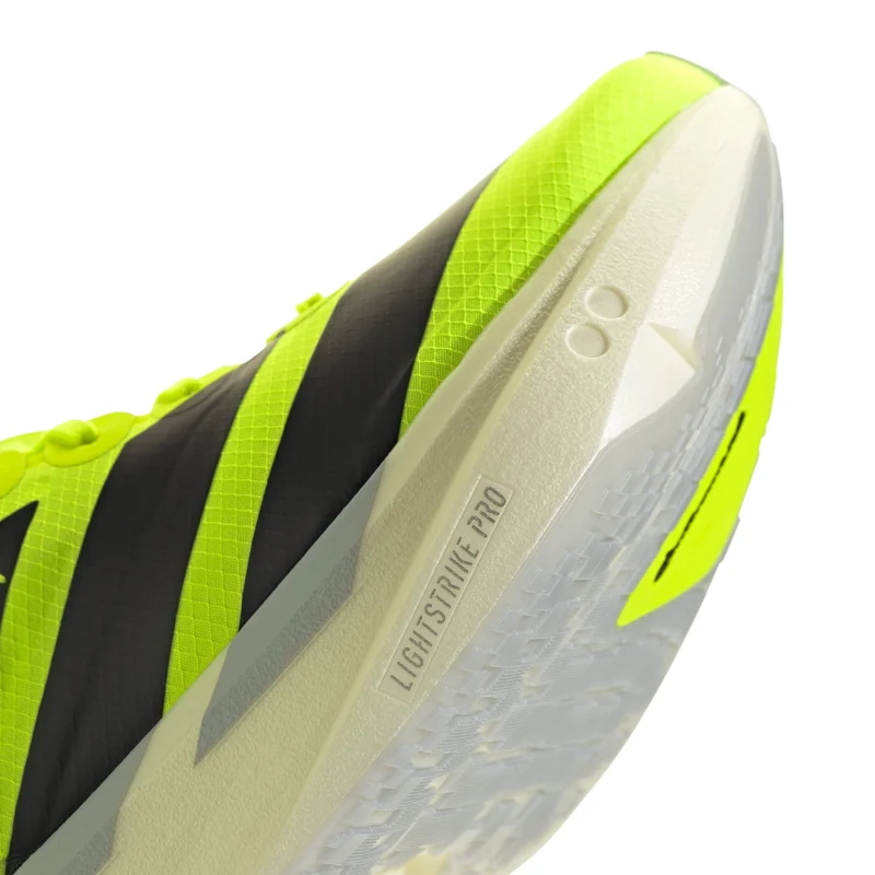 Adidas ADIZERO TAKUMI SEN 11, Laufschuh, Herren, Lucid Lemon/Core Black/Halo Silver