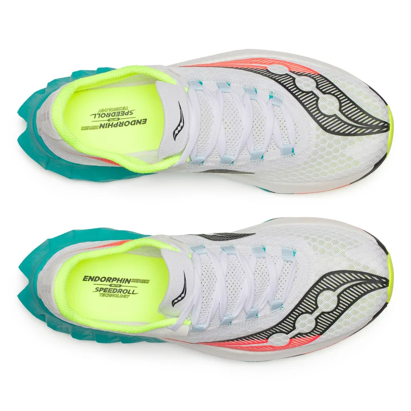 Saucony Endorphin Pro 4, Laufschuh, Herren, White/Mutant